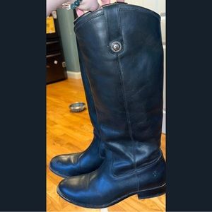 Western style riding boots